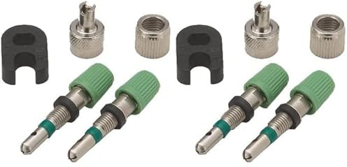 Prophete Ventile, Universal-Ventileinsätze, für Auto- und Sclaverand-Ventil (Packung mit 2)