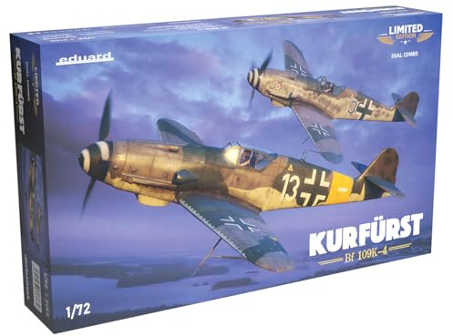 Edualdo 1/72 Dual Combo Limited Edition Coahurst Bf109K Kunststoffmodell EDU2155