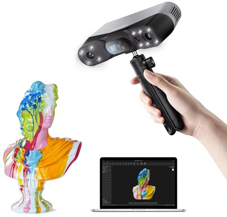 Revopoint POP 4 3D Scanner, AI Segmentation, for 3D Printing, Standard