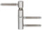 Gedotec Türscharnier Zimmertür Einbohrband steigend Türband Variant 5450 | Anschlag: DIN rechts | Tragkraft bis 40 kg | Metall vernickelt | MADE IN GERMANY | 1 Stück - Scharnier Innentüren & Holztüren