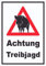 HB-Druck Achtung Treibjagd Schild A3 (297x420mm)