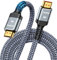 Snowkids 10m Largo Cable HDMI 2.1 8K, Cable HDMI 8K@60Hz Alta Velocidad 48Gbps UHD 4K@120Hz 7680P Vision, DTS: X, HDCP 2.2 y 2.3, HDR 10, eARC, Dynamic HDR, Compatible PS-5/4 Proyector PC Monitor