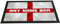 Personalised Bar Runner Mat - St Georges Flag, England football beer runner