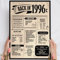 29 Geburtstag Geschenk, Alte Zeitung Holzbild Back in 1996 Vintage personalisierbar zum Hinstellen/Aufhängen opt. beleuchtet, 29 Geburtstag Frau, 29 Geburtstag Mann, 29. Geburtstag, 29 Geburtstag Deko