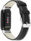 Chofit Armbänder Kompatibel mit Fitbit Luxe Armband, Lederband Ersatzarmband für Luxe Aktivitäts-Tracker (Schwarz)