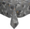 Karina Home Christmas Pine Cones PVC Vinyl Wipe Clean Oilcloth Tablecloth (Grey, 200cm x 140cm)