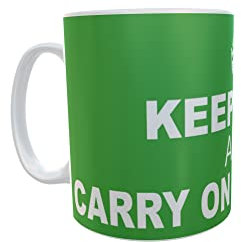 Keep Calm and Carry On Gardening Gift Mug