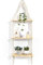 SUMGAR Wandregal Holz Makramee Wandbehang Regal Wand Boho Deko Schweberegal Handgewebte Natürliches Treibholz Hängeregal Chic Schwimmende Regale Für Wohnzimmer 3 Etagen