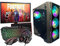 PC Gaming Computer Fisso Desktop Completo GeForce 4GB GDDR5 - Tastiera - Mouse - Cuffie - Windows 11 PRO - WiFi USB - HDMI (Ram: 16 GB - Ssd: 480 GB, Monitor 27)