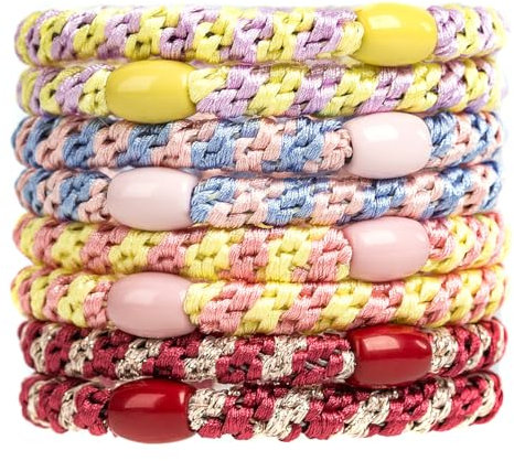 8Stück Haargummis für Mädchen, elastischen Bändern, Haarbänder, elastisch Stil 2