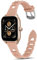 MaEiol 20mm Silicone Bracelet pour Amazfit Active 2 Square/Amazfit Active 2 /GTR Mini/GTR 42mm /GTS 4 /GTS 4 Mini/Bip 3 /Bip 3 Pro, Respirant Sport Bracelets Remplacement pour Femmes Hommes - Rose