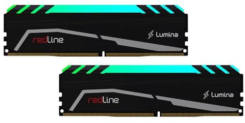 Mushkin Redline Lumina RGB - Arbeitsspeicher RAM DDR5 UDIMM - 32 GB (2 x 16 GB) 6000 MHz CL-30-288-pin 1,35 V - Non-ECC - Dual Channel - (MLA5C600AEEM16GX2)