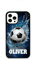 Personalised Football Water Ball Phone Case/Cover Compatible with iPhone 11 Pro Max Rubber