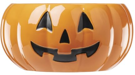 Lenox Vintage Halloween Figural Pumpkin Candy Bowl, 1 Count, Orange