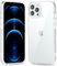 oakxco Thin Slim Clear case for iPhone 12 Pro Max, Transparent Hybrid Hard Shell Plastic & Soft Silicone Rubber Bumper, Non-Yellow Acrylic Protective Lightweight Cover for Women, Clear