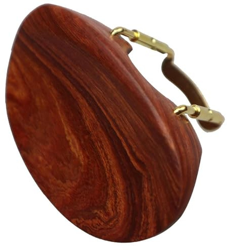 Violin Music Instrument Zubehör Linke Hand Violine Kinnhalter/Kinnhalter mit Halter Klemmhalterung Kork Lefty 4/4 3/4 1/2 1/4(Color:Chinrest 3 4-4)