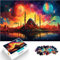 300-teiliges Puzzle, farbenfrohes Istanbul, Türkei, für Erwachsene und Kinder ab 12 Jahren, Holzpuzzle, Lernspiel, Größe: 26 x 38 cm