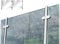 Colour2Glass Glass Balustrade Panels & Post System, 10mm Thick Toughened Glass and 316 Grade Stainless Steel Glass Balustrade Posts with Glass Clamps and Rubbers - 400 x 1000mm
