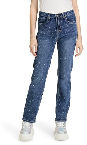 Cartoon Damen Regular Fit-Jeans mit Strass