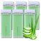 LALILL Cera Depilatoria Roll-on con Aloe Vera 100ml x6 – Cartuchos de Cera Caliente Natural – Para Piernas, Axilas, Cara, Labio – Unisex, Profesional y Uso en Casa