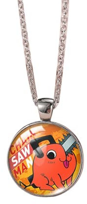 acsewater Anime Kettensäge Mann Denji Halskette Zubehör Aki Hayakawa Anhänger Macht Peripherie Makima Choker Unisex Schmuck