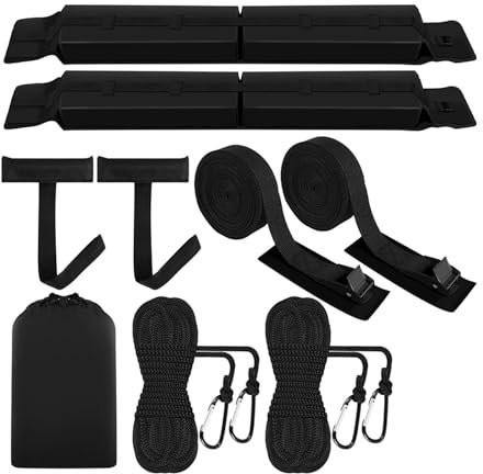SYLTER Galeries de Toit Supports De Toit Souples pour Voiture Porte-Bagages pour Kayak Planche De Surf Sup Canoë Accessoires De Kayak Barres des toits