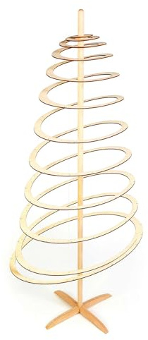 Spiralbaum oval aus Holz, Modell SPIRA Large, 140 cm