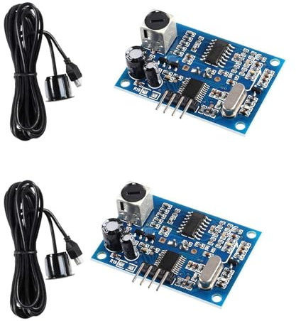 2 Stück 5V Ultraschallsensor Wasserdicht Modul JSN-SR04T Ultraschall Entfernungsmessmo dul Mit Wasserdichtem Sensor Ultraschall-Entfernungsmessmodul2 Stück 5V Ultraschallsensor Wasserdicht Modul JSN-S