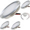 4er Set Superflache LED Boden Einbauspots Tom - 12V, Rund, Warmweiss, IP67, Trittfest & Begehbar, Lochausschnitt 46mm, inkl. LED Trafo - Kompakte Einbaustrahler für jeden Einsatzort geeignet.