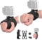 ShipeeKin Kamera Handschlauf Handgurt Handgelenk Halterung Armband Handfläche Gurthalterung Fingergriff Handstütze mit Telefonhalter für alle Gopro Hero Serien Osmo Action 5 pro Yi 4k Insta360 EK7000