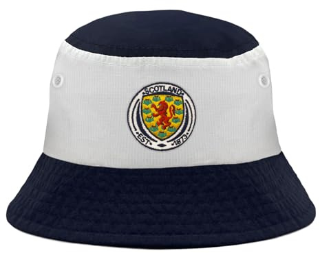 Scotland Bucket Hat Embroidered Crest SFA Official Football Gift