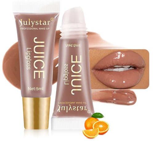 Essence Lip Gloss Lip Oil - Fruit-Flavored Plumping Lip Oil, Long Lasting Lip Glow Balm Lip Care, Transparent Moisturizing No-Sticky Lip Gloss (03#, 10g)