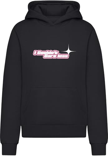 Miss Tee Couldn't Care Less Ladies Fluffy Hoody
