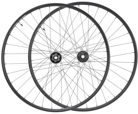 Mountainbike Radsatz, 29 Steckachsen Design 32 Loch Nabe Aluminiumfelge, Vorne 2 und Hinten 5 Lager QR Tubeless Ready Rad(Thru_29in S)