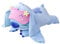 Simba Toys – Disney Snuglets Wellbeing Plüschfigur Stitch liegend 40 cm – weich mit Schlafmaske und angenehmem Zusatzgewicht ca 1500 g – geeignet ab den ersten Lebensmonaten – schönes Geschenk
