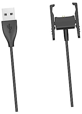 OSALADI Compatible Charger Charging Cable for Smartwatch Wristband Charger Cradle Dock Adapter Black 100cm Long Cable