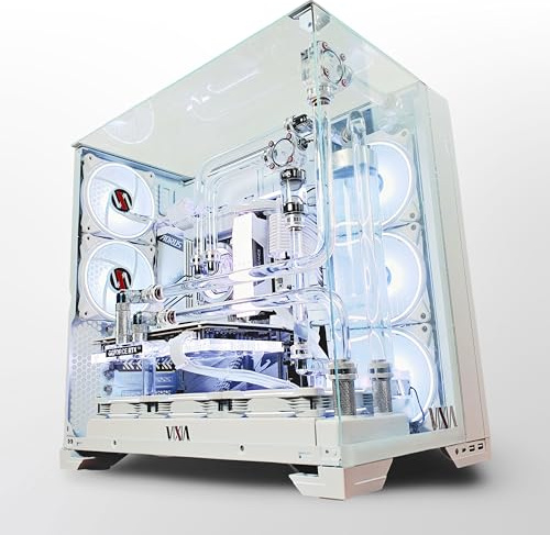 VIXIA High End Custom Watercooled Gaming PC - Intel Core i9 14900K - GeForce RTX 5080 DDR7 16GB - DDR5 6000MHz 32GB - PCIe5.0 NVME M.2 2TB - Combined Dual Cooling - All White - VXD-30W