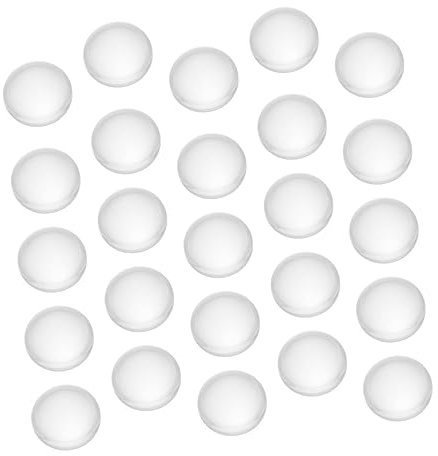 50 Stück 20 Mm Runder Glas-cabochon Glas-druckknopf Für Schmuckzubehör Diy-zubehör