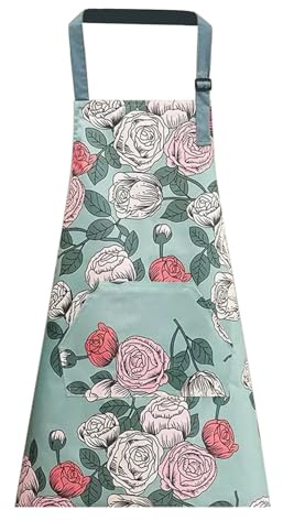 ARubyForest Schürze Kochschürze Herren Damen Verstellbare Grillschürze Schürze Damen Kochschürze mit Taschen für Kochen Backen Gartenschürze Hausarbeit