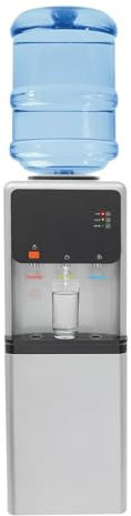 RjcdOPL Distributeur d'eau Froide/Chaude sur Pied, Fontaine à Boire Commercial, 3 Températures, Compatible avec Bonbonnes d'eau à 19L, Idéal pour Maison, Bureau, Hôtel
