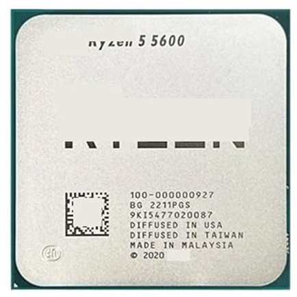 Processore CPU R-yzen 5 5600 R5 5600 3,5 GHz 6-C-ore 12-Thread 7NM L3=32M 100-000000927 Socket AM4 Chip grafici Processore