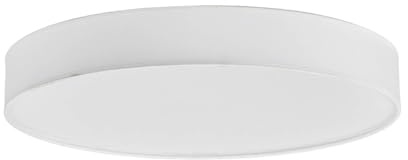 Lindby LED Deckenlampe Saira (Modern) in Weiß aus Textil (1 flammig,) - Deckenleuchte Lampe Wohnzimmerleuchte