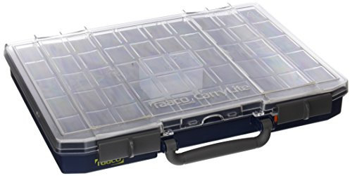 raaco 142335.0 Sortimentskoffer CarryLite 55 5x10-0/Dlu in blau