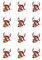 Muffinaufleger Cupcakes Muffins Kindergeburtstag Weihnachten Rentier WN06