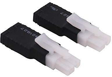 OliYin 2 stücke Kompatibel für Tamiya Männlich zu TRX Weiblich Verbinder Adapter für Lipo-Batterie (Packung von 2)