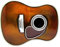 Wan Gürtelschnalle für Gitarre, Musiker, Unisex, Erwachsene, oval, goldfarben, für Damen und Herren