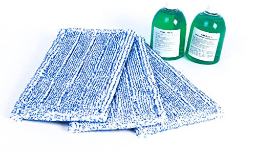 3 panni di ricambio per pulizia + 2 x concentrati per pulizia Vorwerk SP600 SP 600, aspirapolvere per pavimenti duri e aspirapolvere Vorwerk SPB100 SPB 100 e SP7 SP 7
