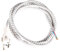 Anschlußkabel 2m Weiß/Grau mit Stecker Textil Kabel H03RT-F 3x0,75mm² Anschlußleitung Textilummantelt Bügeleisenkabel Netzkabel
