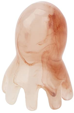 Massage Tete Cuir Chevelu, Peigne de Massage du Point d'acupuncture du Cuir Chevelu, Soulage les Muscles Tendus Brosse à Cheveux Portable en Forme de Pieuvre pour la Maison