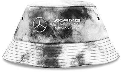 MERCEDES AMG PETRONAS Formula One Team - Tie-Dye-Bucket-Kappe - Grau - Unisex - Größe: Einheitsgröße